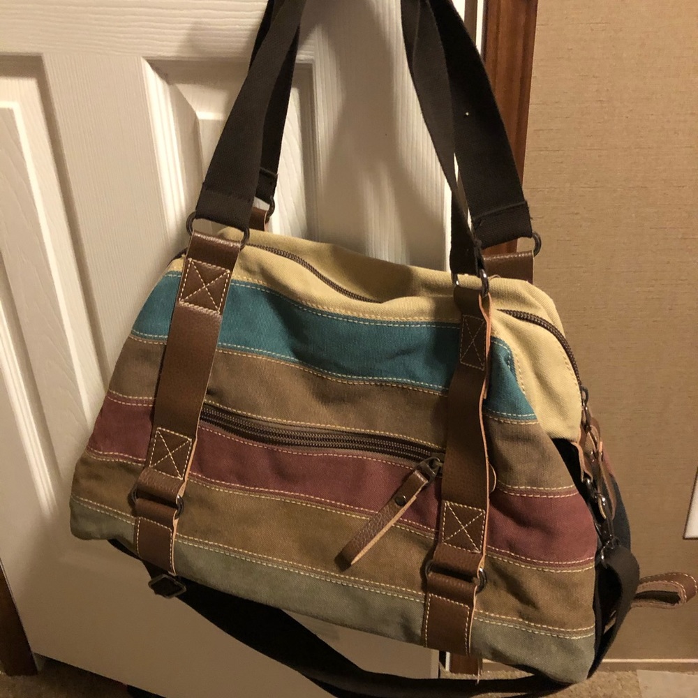 Large canvas purse